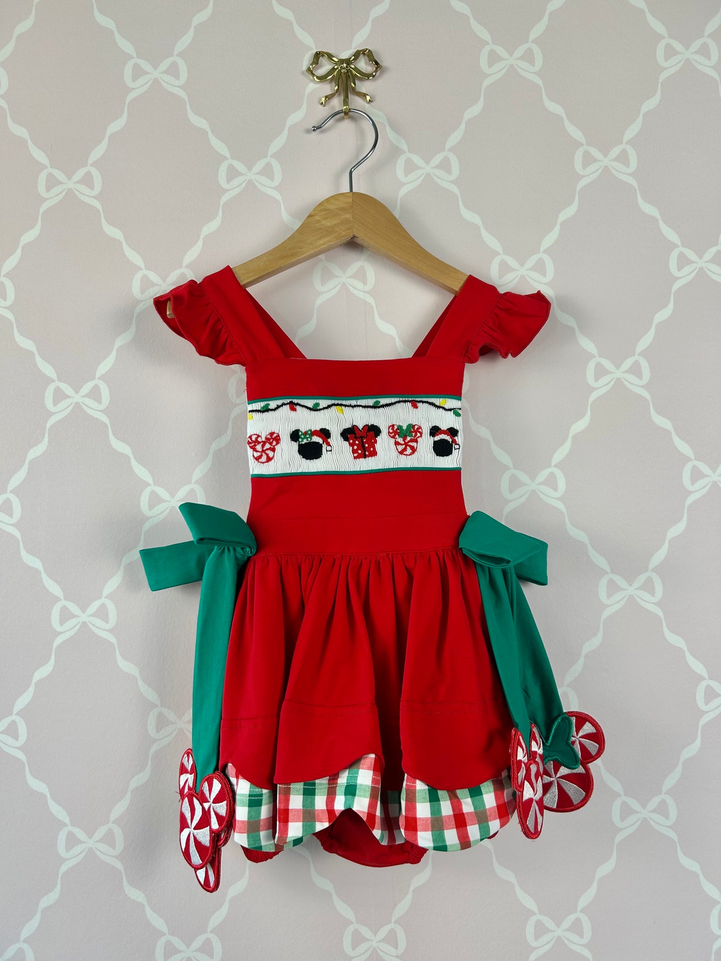 Mouse Peppermint Strappy Bubble