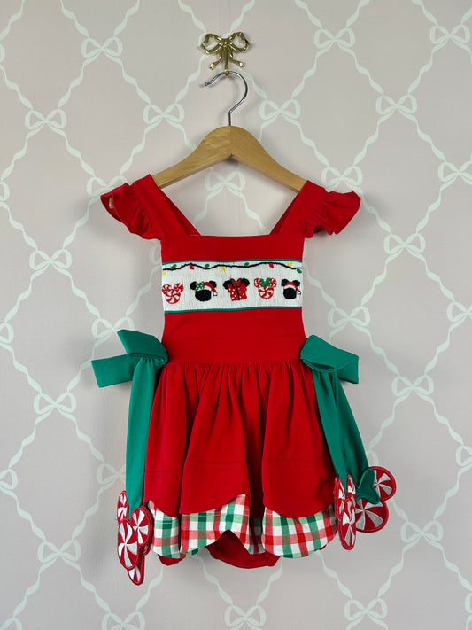 Mouse Peppermint Strappy Bubble