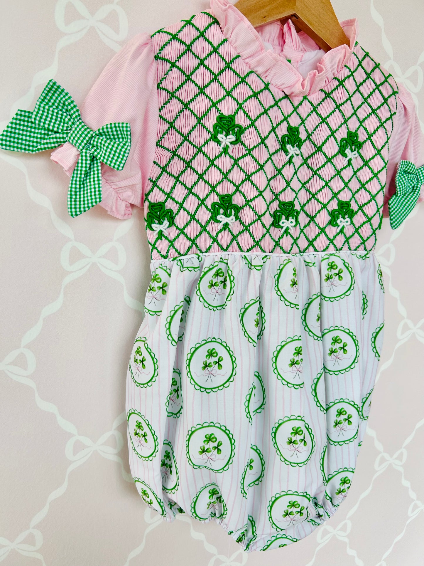 Lucky Lady Smocked Bubble