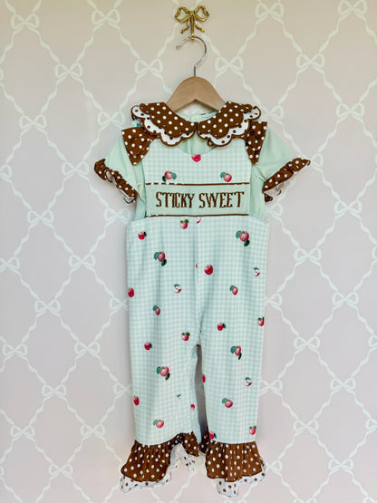 Sticky Sweet Overall Set