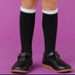 Little Stocking Co Black/White Knee Socks