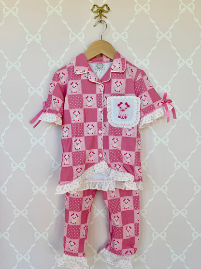 Posh Piggy EMBROIDERED Pajamas