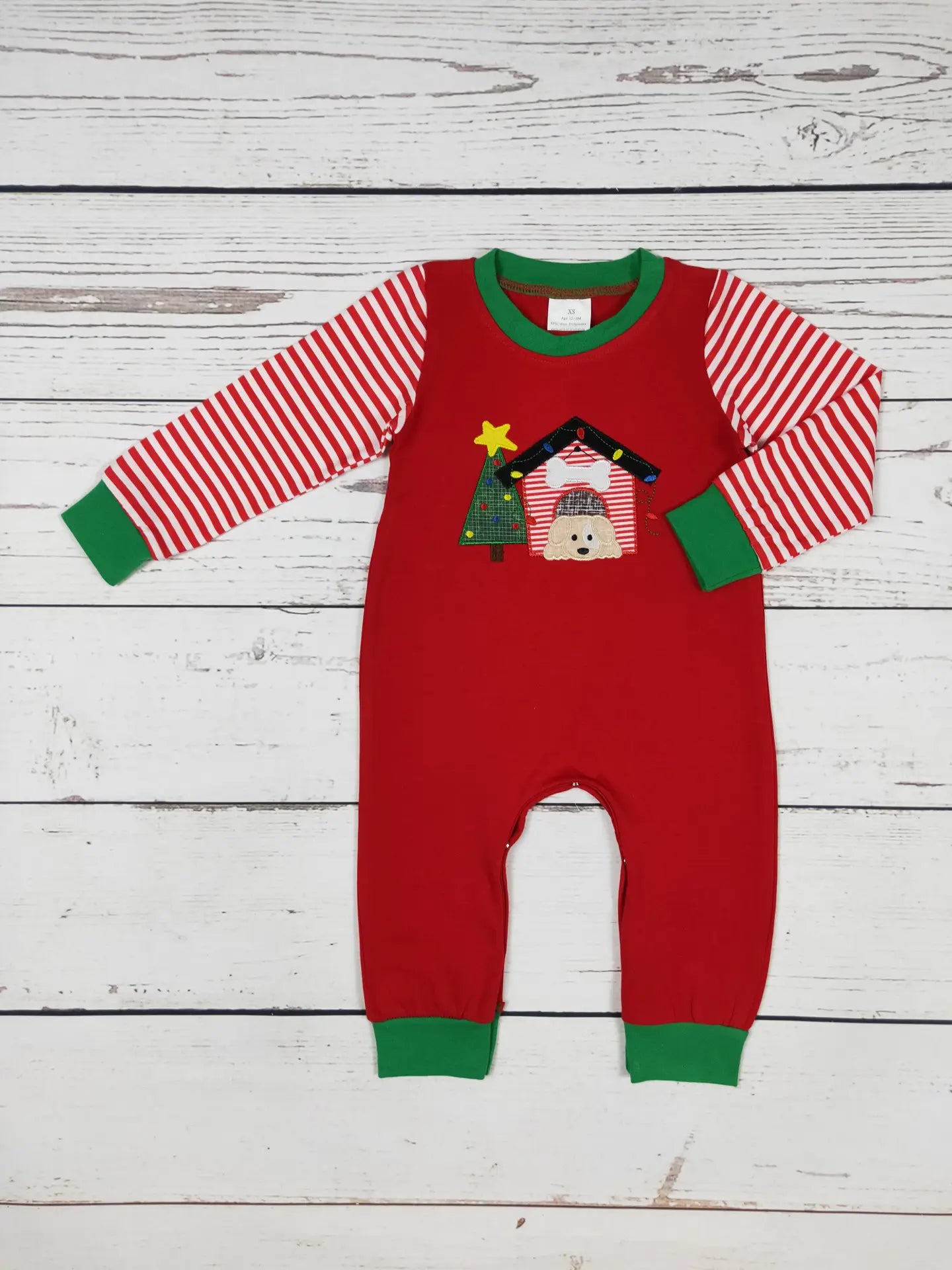 Christmas Doghouse Romper