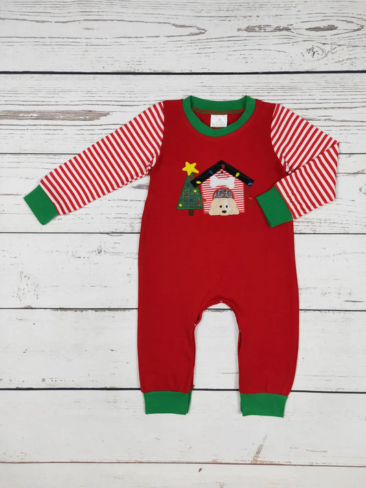 Christmas Doghouse Romper