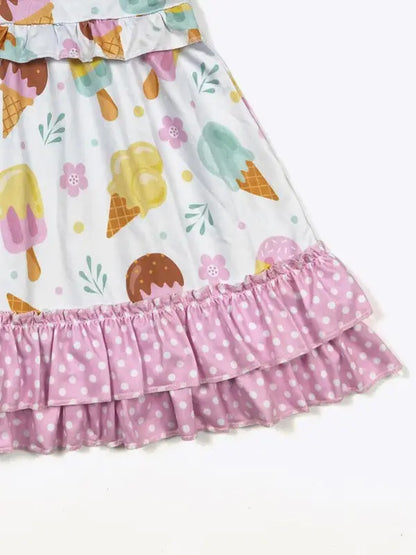 Girls Summer Ice Cream Dress