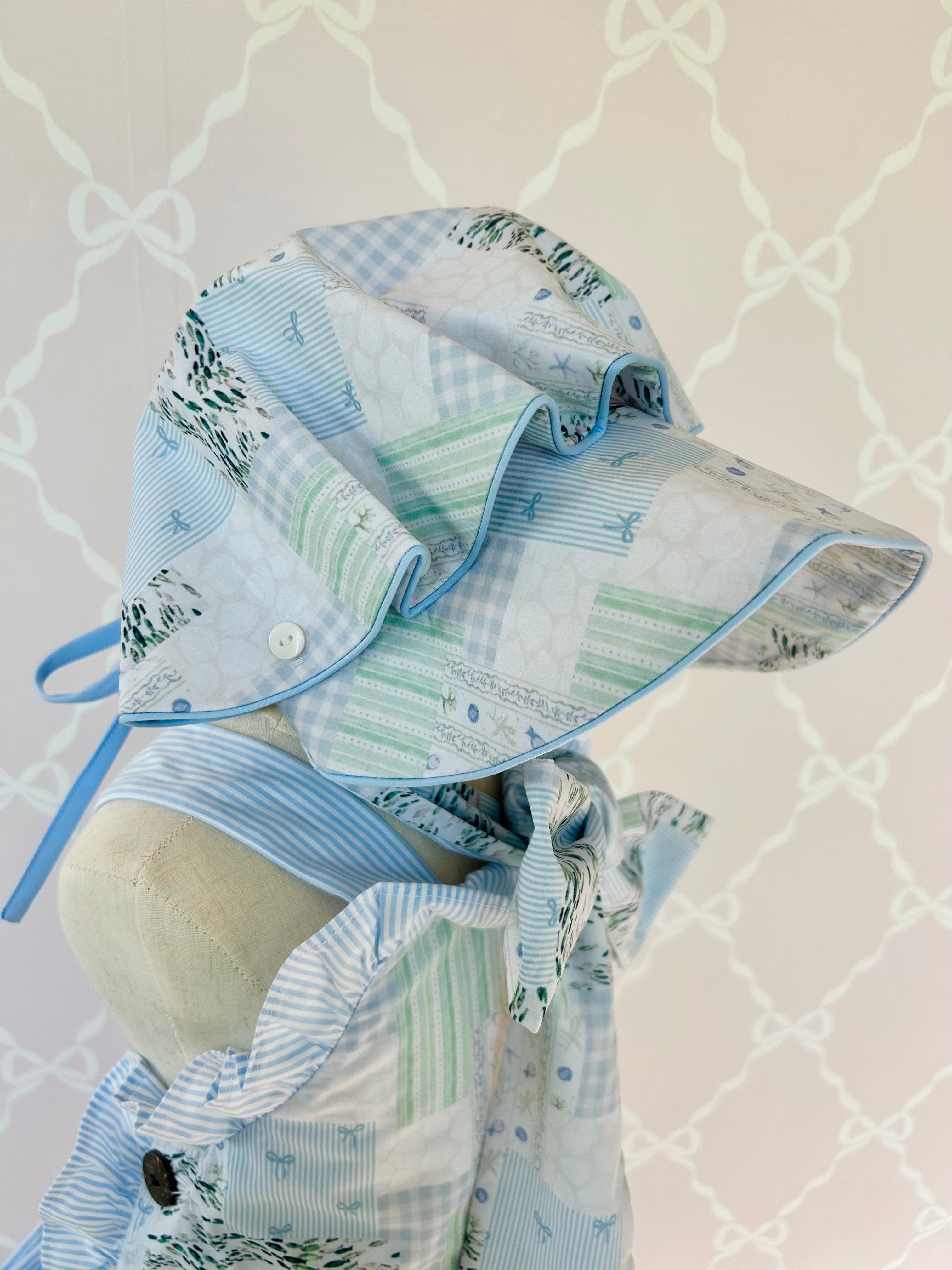 Seaside Patchwork Bonnet