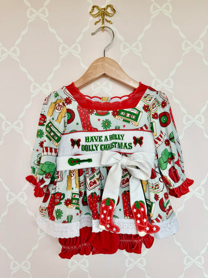 Holly Dolly Christmas Bubble
