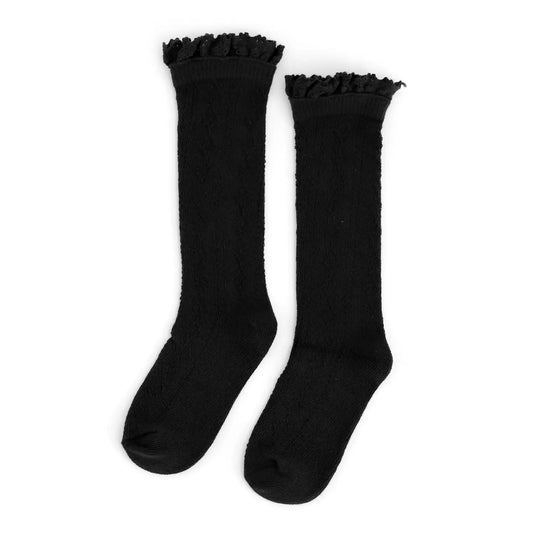 Little Stocking Co. Plain Black Socks