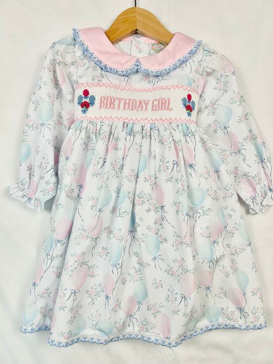Birthday Girl Balloons Dress