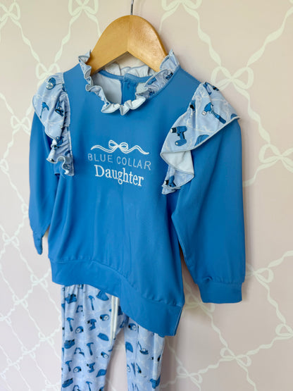 Blue Collar Daughter Pant Set