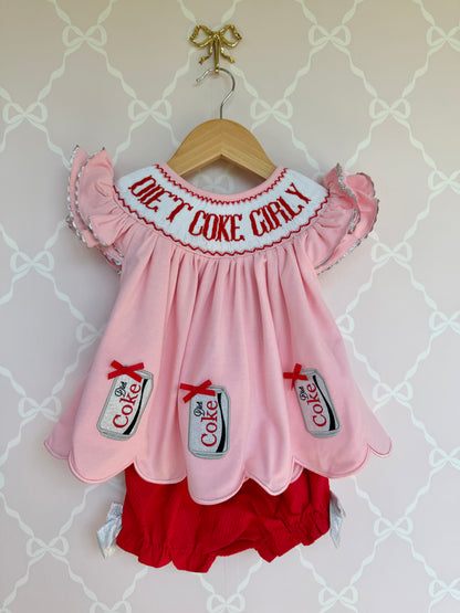Diet Soda Girly Bloomer Set