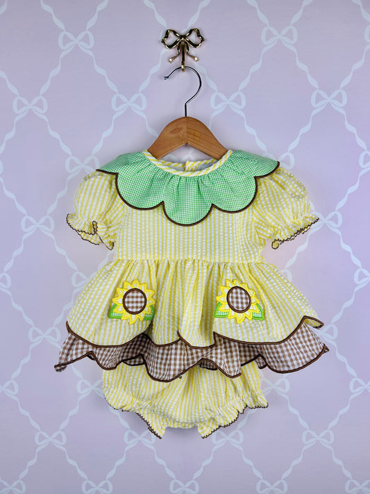 Sunflower Bloomer Set