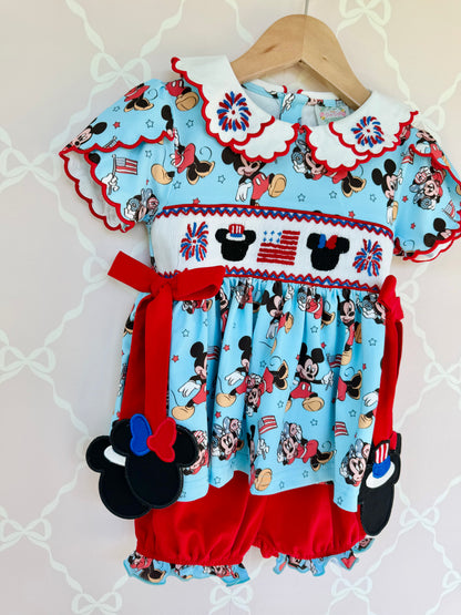 All American Mouse Bubble Short Set