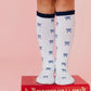 Little Stocking Co. Navy Bow Socks