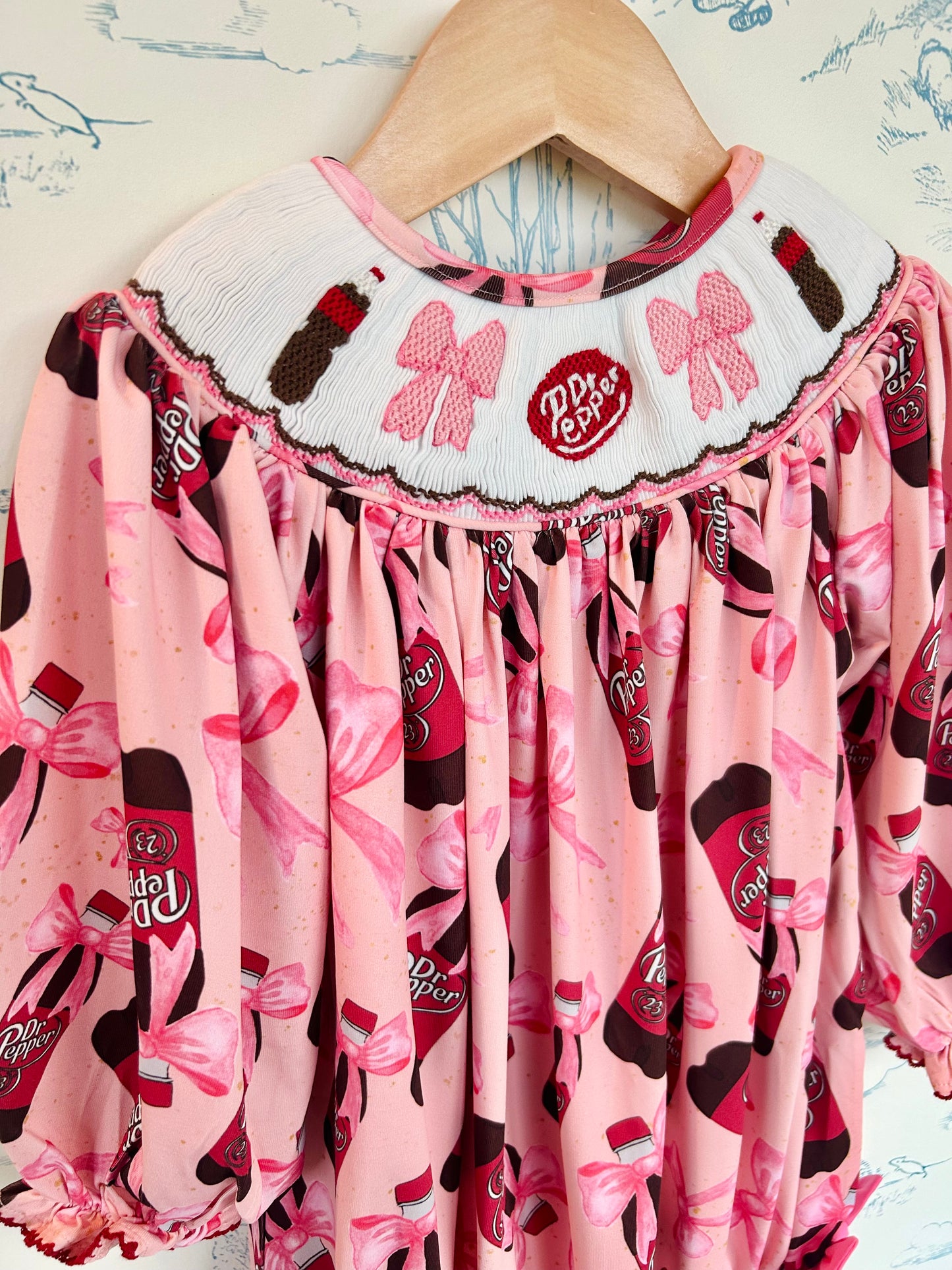 Dr. Pepper Long Sleeve Girls Bubble