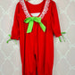 Grinch Smocked Girls Romper