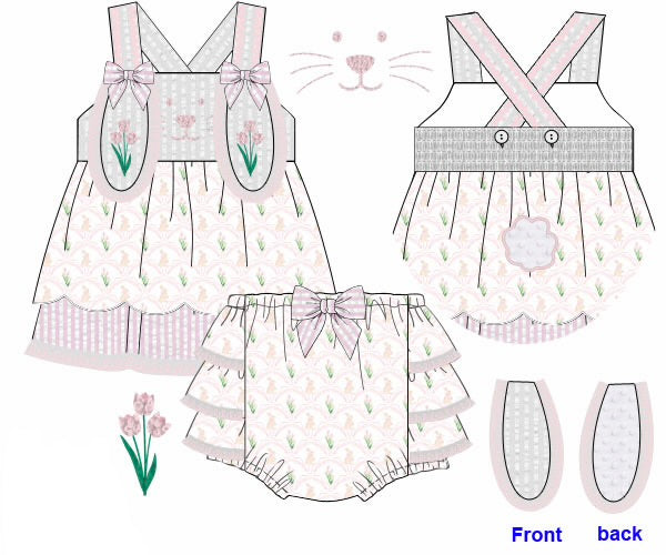 PO0215 Hoppy Little Bunny Bloomer Set PREORDER—ETA: February