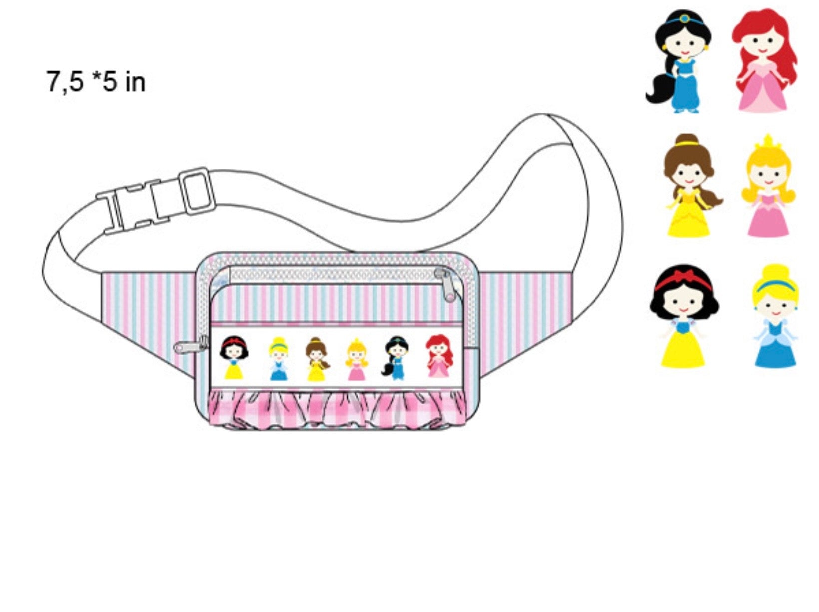 Posh Princess Belt Bag
