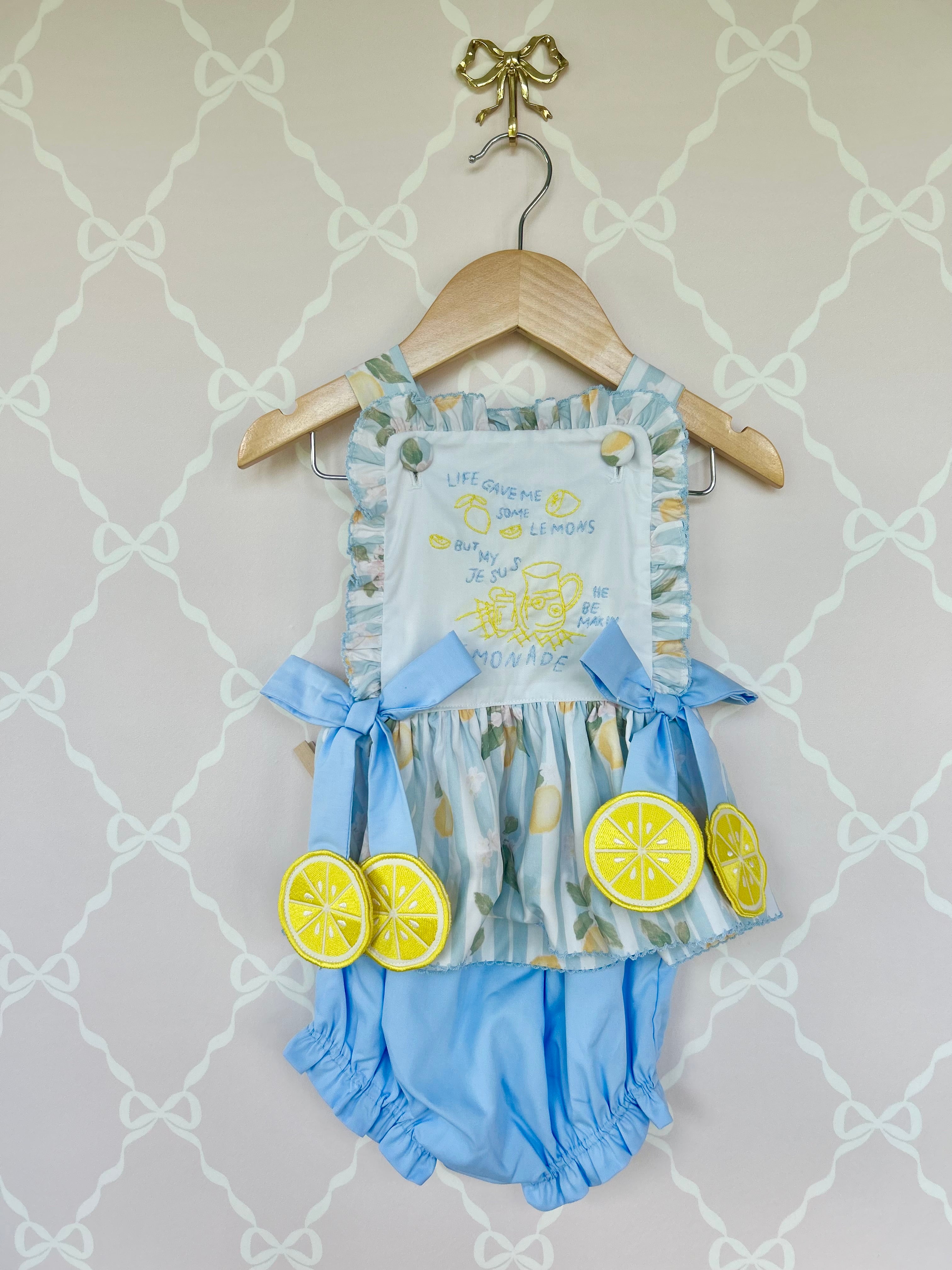 Lemonade Bloomer Set