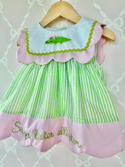 PREORDER See Ya Later Alligator Bloomer Set ETA: OCTOBER