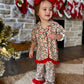 Vintage Santa Girl 2-Piece