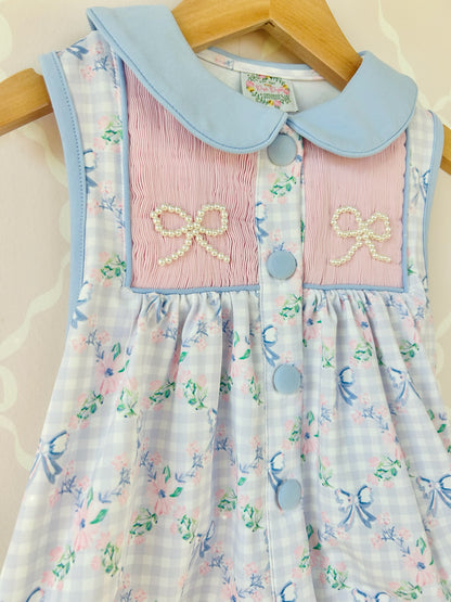 Spring Floral and Bows Bloomer Set