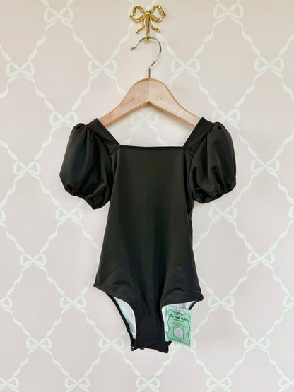 Black Tie Back Leotard