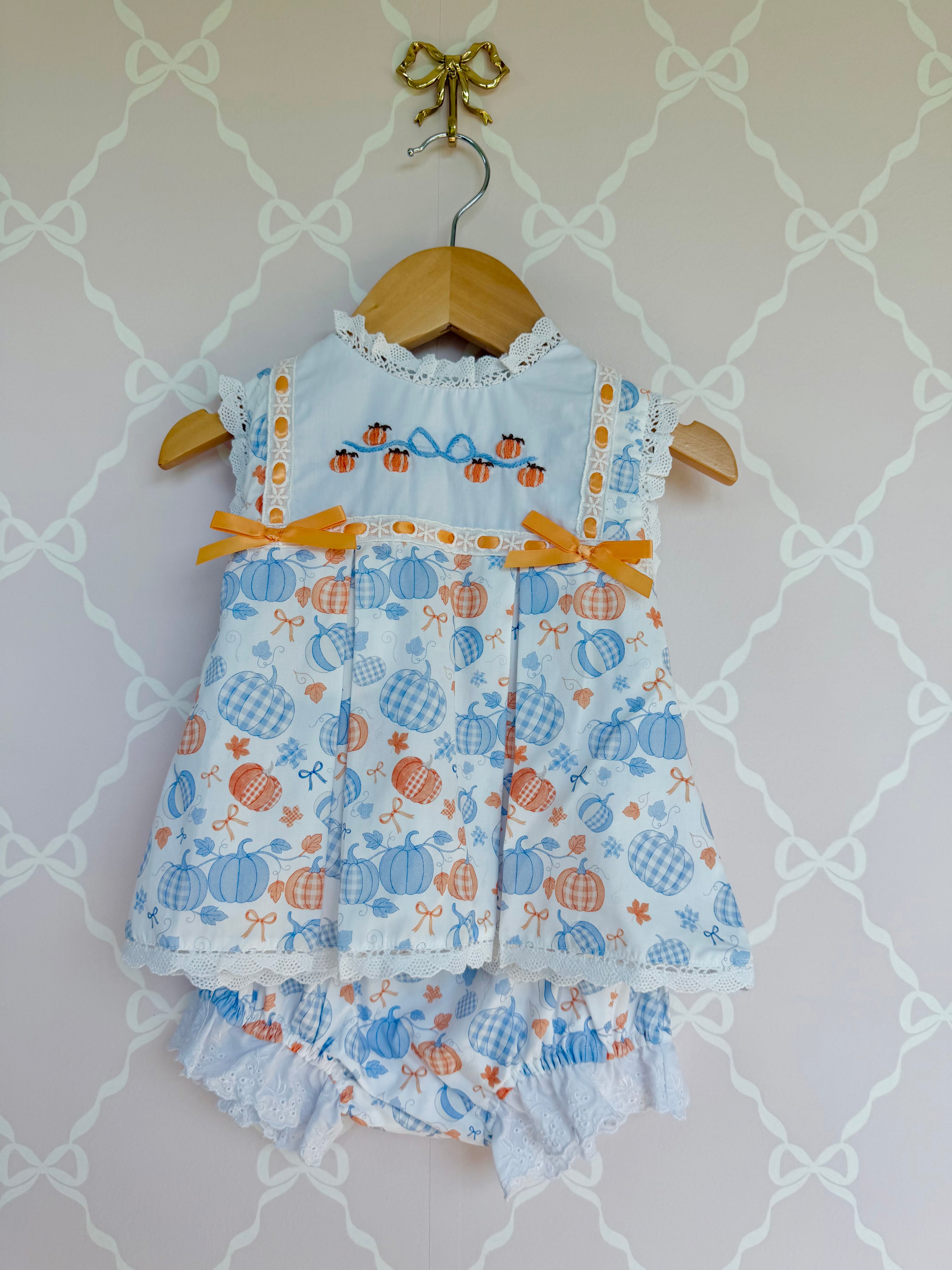 Grandmillenial Pumpkin Bloomer Set