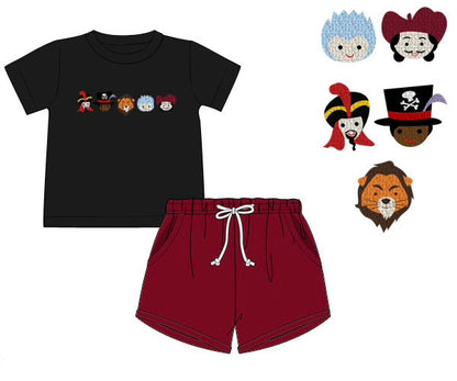 Magical Villains Boys Short Set
