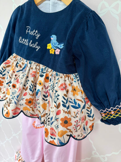 Pretty Little Fall Baby Pants Set