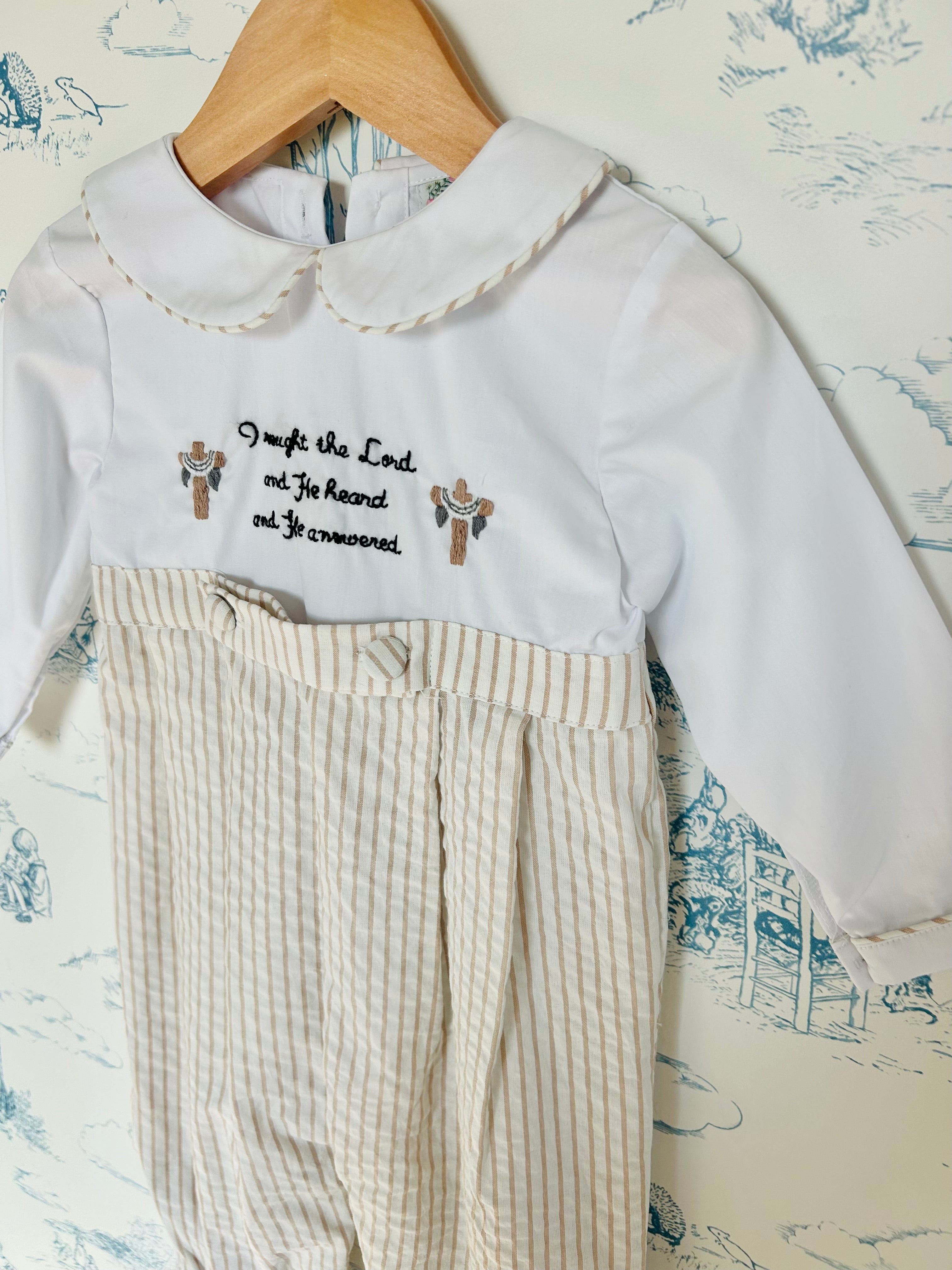 Trust in God Boys Romper