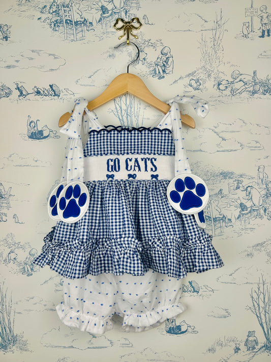 Go Cats! Girls Bloomer Set