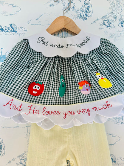 Veggie Tales Girls Pants Set