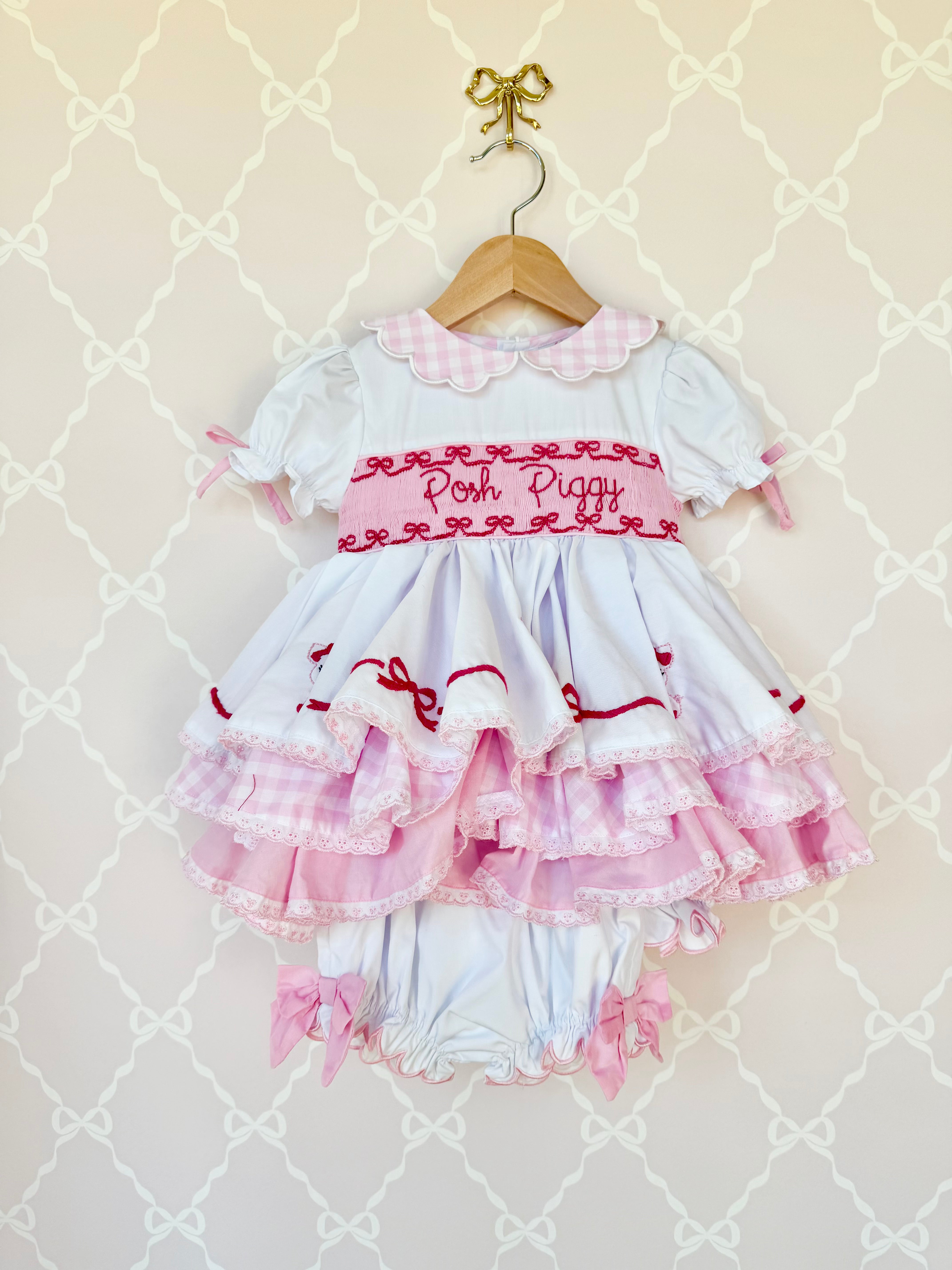 Posh Piggy Bloomer Set