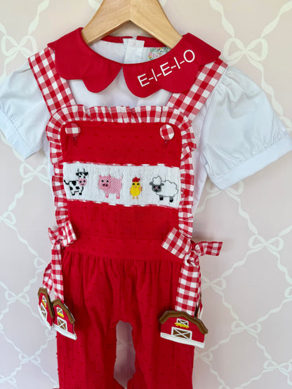 PREORDER E-I-E-I-O Overalls ETA: Late September