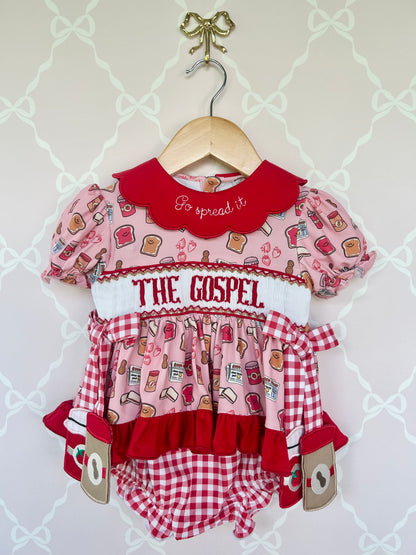 The Gospel Short Sleeve Bloomer Set