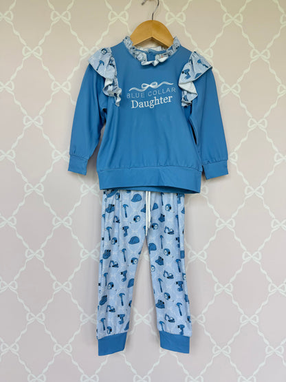 Blue Collar Daughter Pant Set