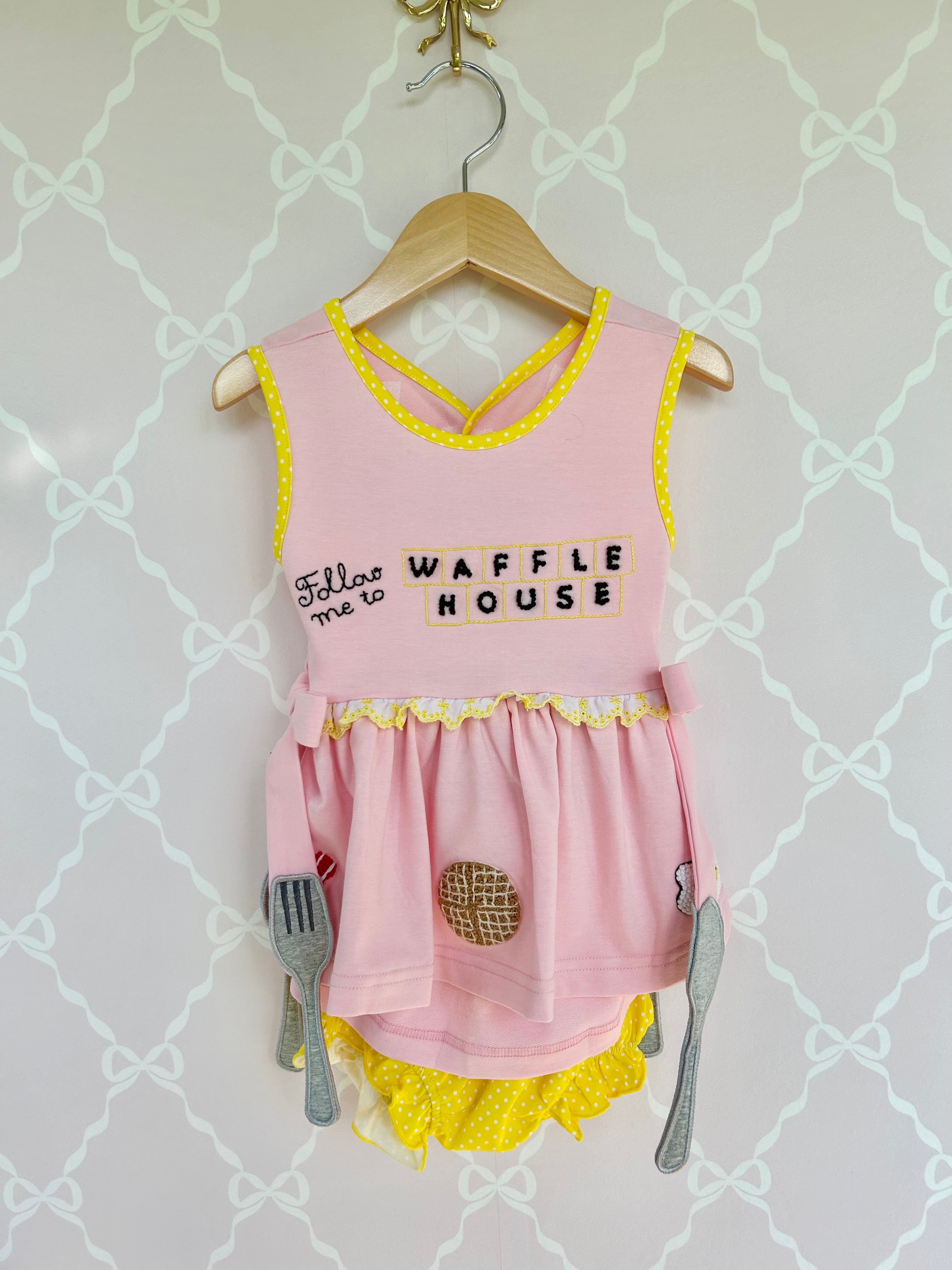 Breakfast Babe With Utensils Bloomer Set