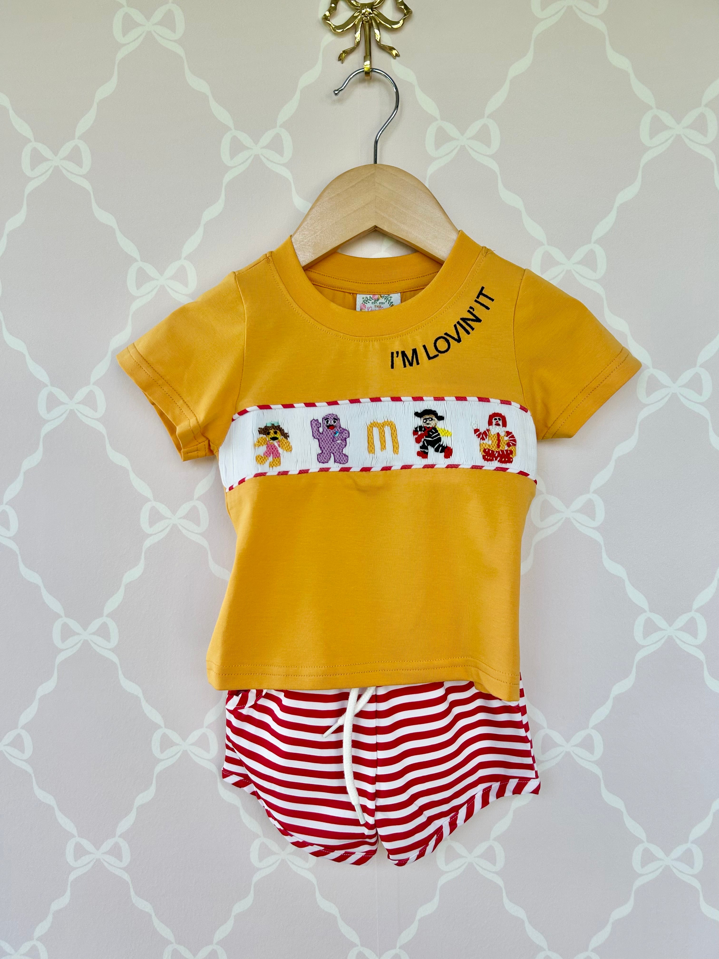 Happy Meal Boys Short Set
