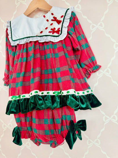 Perfectly Plaid Bloomer Set