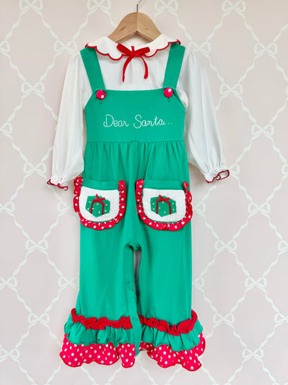 Dear Santa Overall Set