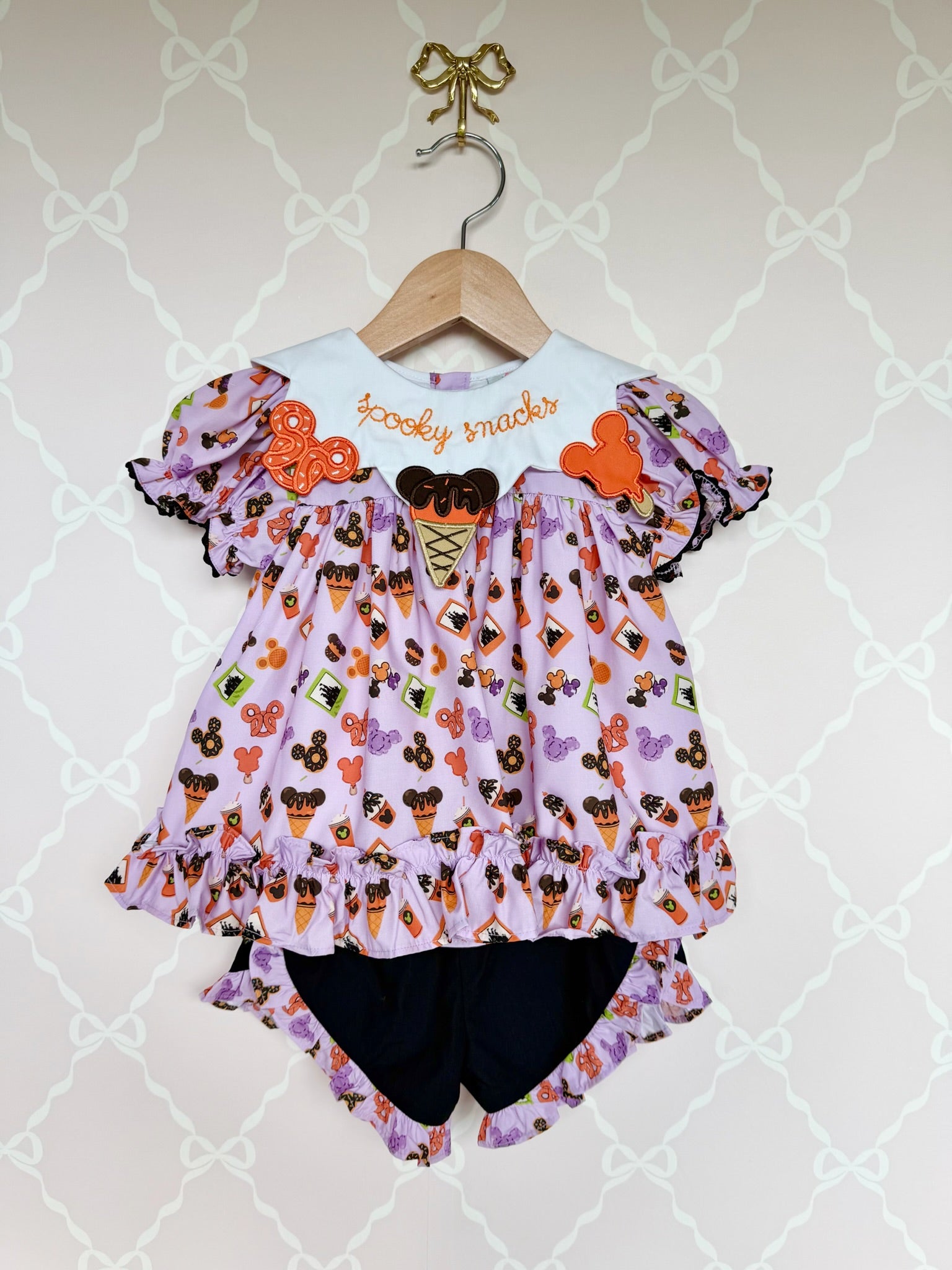 Spooky Snacks Shorts Set