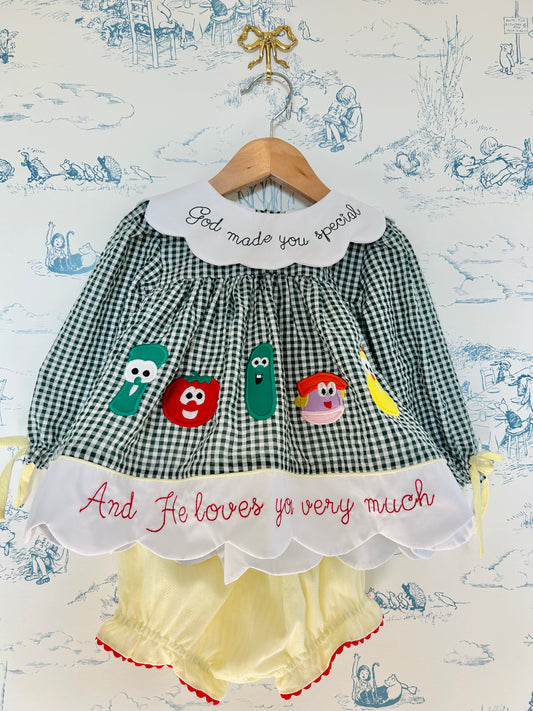 Veggie Tales Girls Bloomer Set