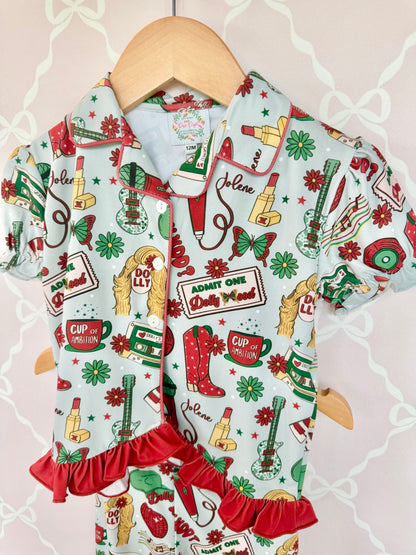 Holly Dolly Christmas Pajamas