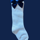 Navy Blue Bow Socks