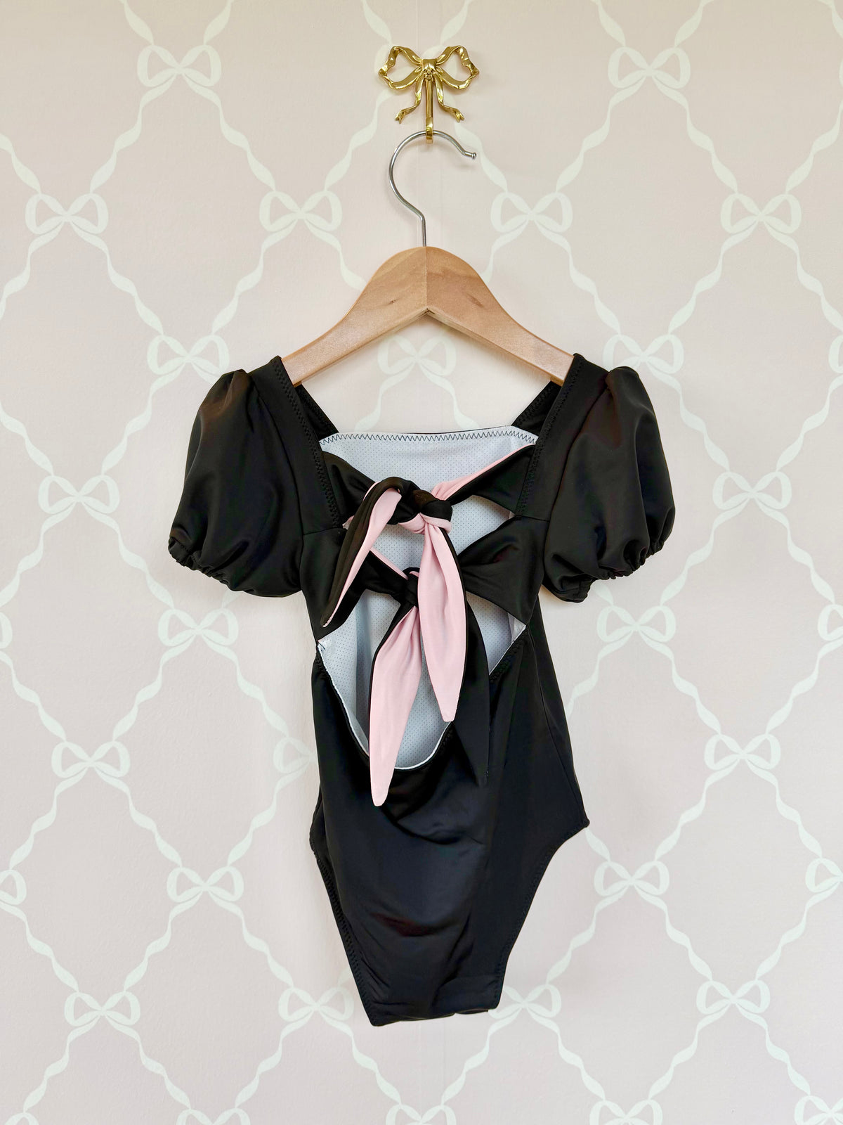 Black Tie Back Leotard