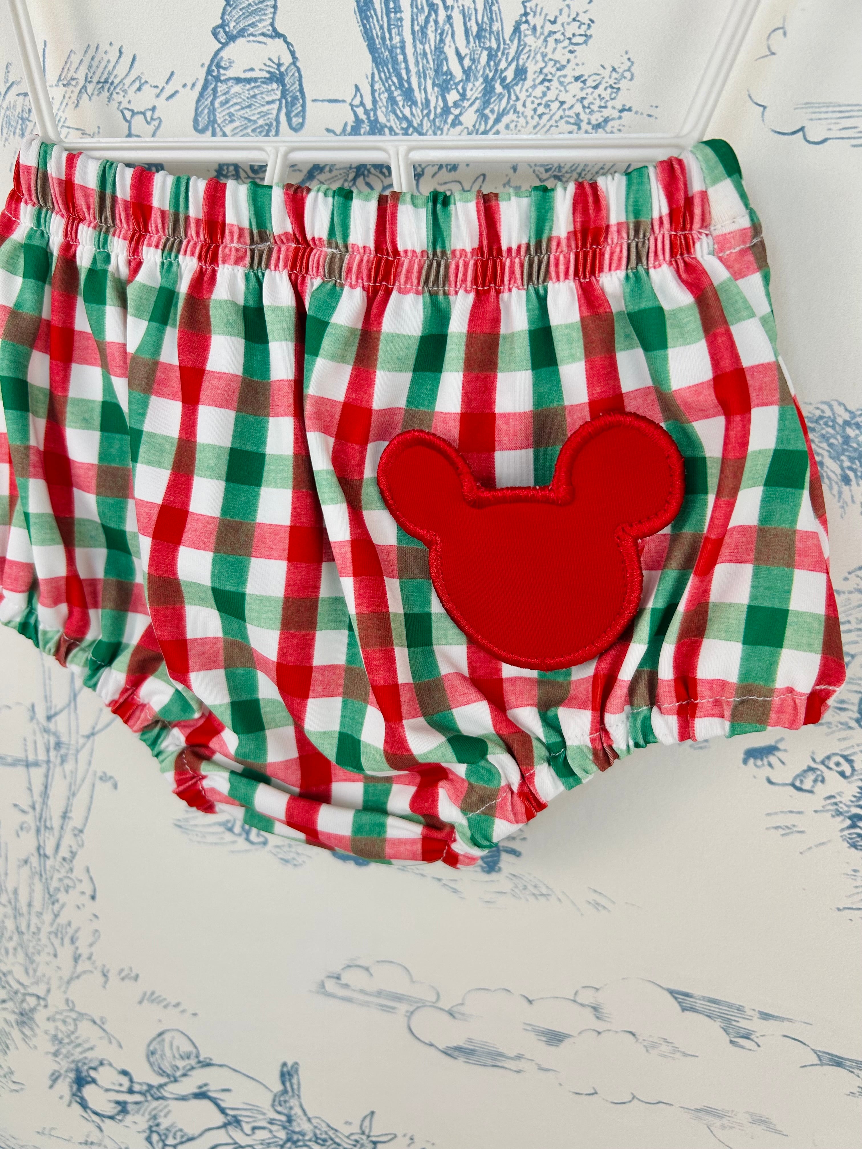 Mouse Peppermint Boys Bloomer Set