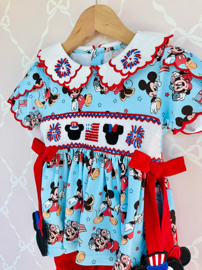 All American Mouse Bubble Short Set