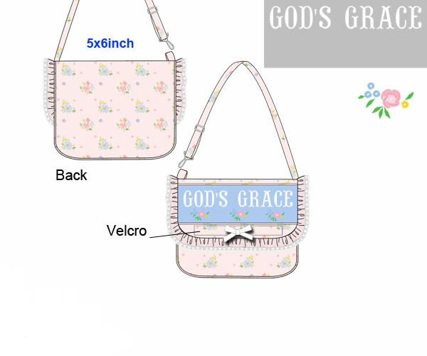 PO0215 God’s Grace Custom Name Purse PREORDER—ETA: February