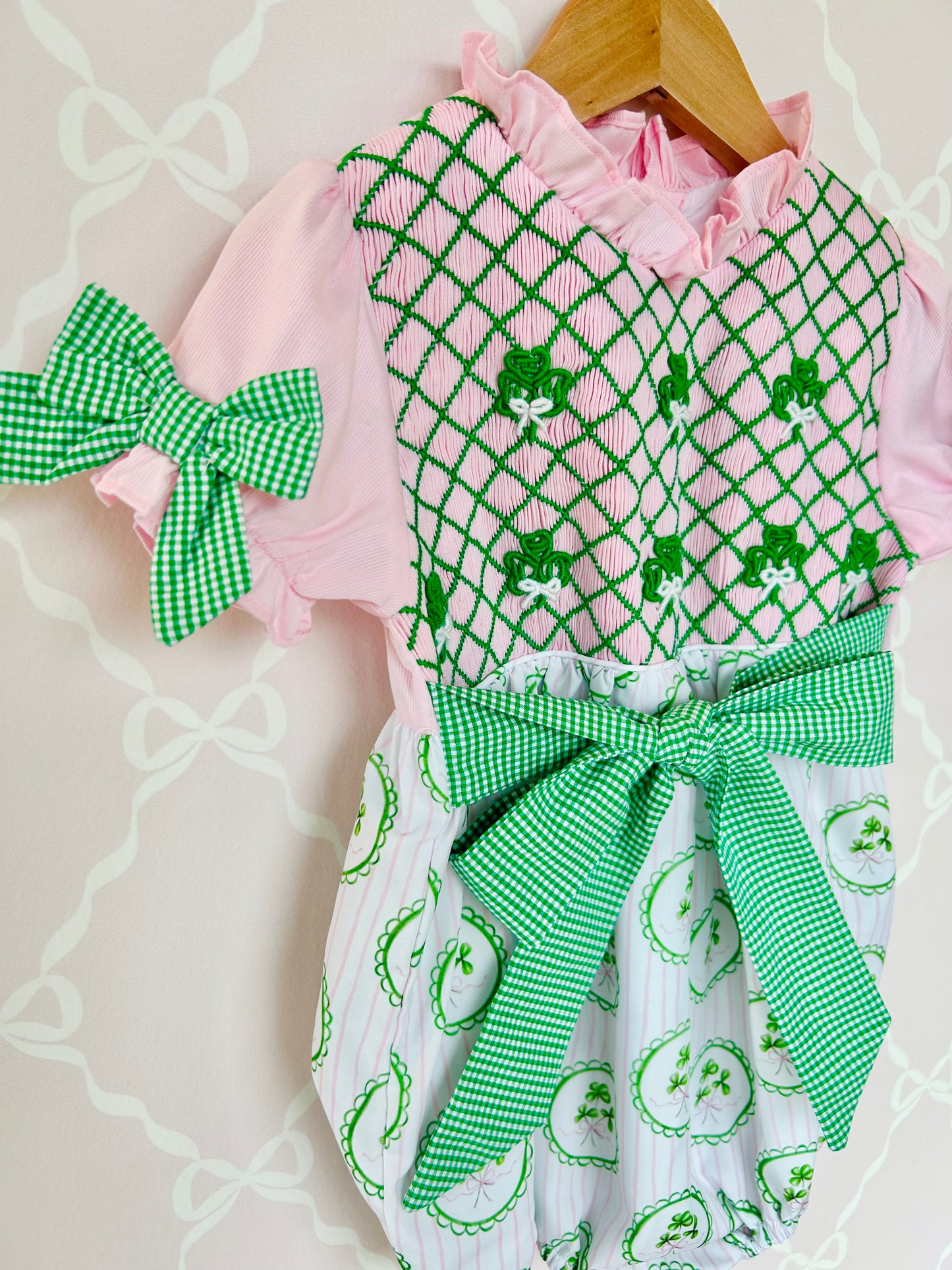 Lucky Lady Smocked Bubble